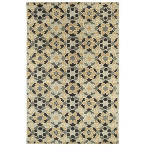 Kaleen Rosaic Rug In Charcoal - All