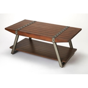 Butler Lamont Iron Wood Cocktail Table - All
