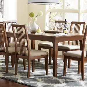 Progressive Furniture Mid-Mod Rectangular Dining Table in Cinnamon - All