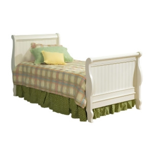 Legacy Summer Breeze Sleigh Bed In Off White - All