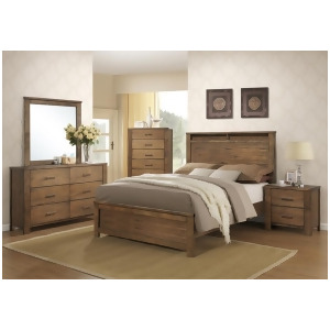 Progressive Furniture Brayden 4 Piece Platform Bedroom Set in Satin Mindi - All