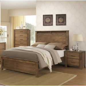Progressive Furniture Brayden 3 Piece Platform Bedroom Set in Satin Mindi - All