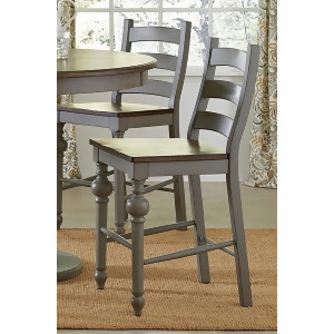Progressive Furniture Colonnades Ladder Counter Chair in Putty Oak Set of 2 - All