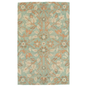 Kaleen Weathered Rug In Turquoise - All