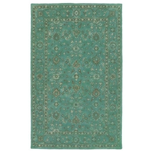 Kaleen Weathered Rug In Turquoise - All