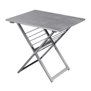 Sterling Industries 6043653 Delta Magazine Rack Silver - All