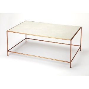 Butler Copperfield White Marble Cocktail Table - All