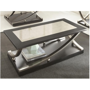 Steve Silver Ramsey Cocktail Table w/Casters in Ebony - All