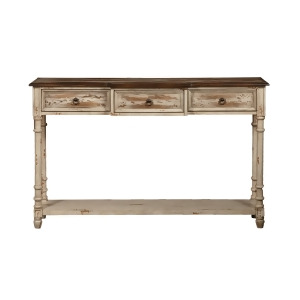 Pulaski Distressed Drawer Console Table - All
