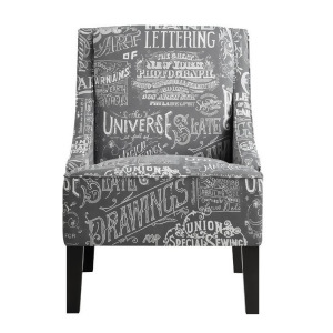 Pulaski Upholstered Arm Chair Chalkboard Shadow - All