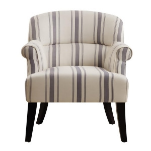 Pulaski Upholstered Roll Arm Accent Chair in Cambridge Seaside - All