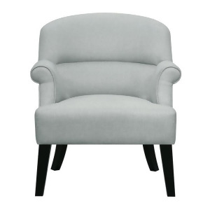Pulaski Upholstered Roll Arm Accent Chair in Sateen Fog - All