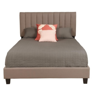 Pulaski Upholstered All-In-One Queen Bed Sterling Taupe - All