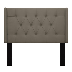 Pulaski Shelter Button Tufted Upholstered Headboard Taupe - All