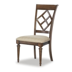 Legacy Latham Diamond Back Side Chair in Tawny Brown Set of 2 - All