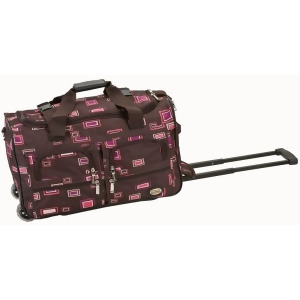 Rockland Chocolate 22 Rolling Duffle Bag - All