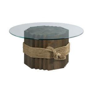 Hammary Hidden Treasures Rope/Wood Cocktail Table - All