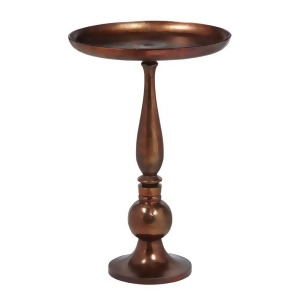 Pulaski James Copper Pedestal Table - All
