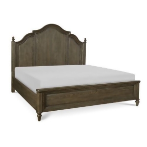 Legacy Brookhaven Panel Bed in Rustic Dark Elm - All