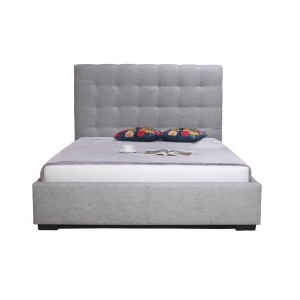 Moes Home Belle California King Storage Bed in Light Grey - All