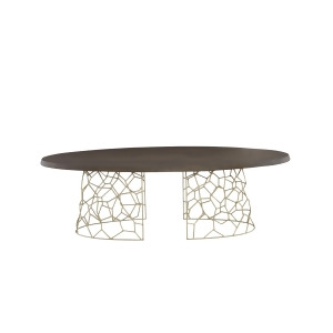 Moes Home Ario Dining Table Dark Brown - All