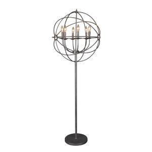Moes Home Rossana Floor Lamp Brown - All