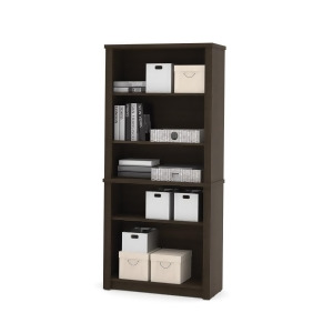 Bestar Embassy Modular Bookcase in Dark Chocolate - All