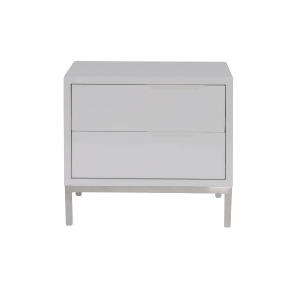 Moes Home Naples Side Table White - All