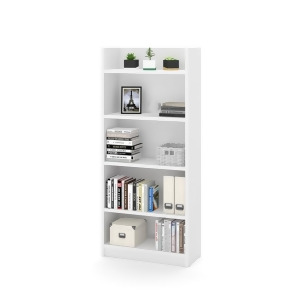 Bestar Pro-Linea Bookcase in White - All