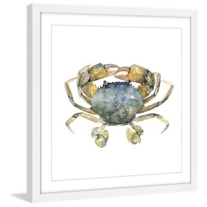 Blue Crab Framed Painting Print - All