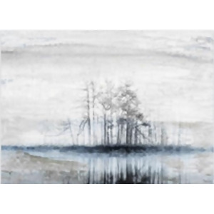Tree Island Painting Print On Wrapped Canvas - All