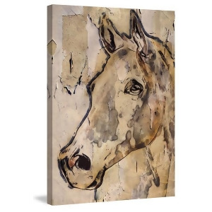 Winner Horse Painting Print On Wrapped Canvas - All