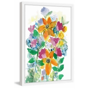 Wild Flower Bouquet Framed Painting Print - All
