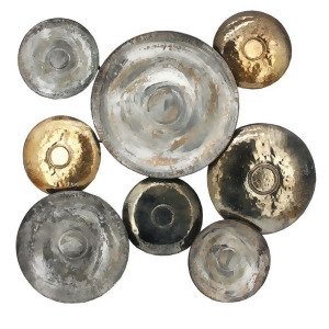 Moes Home Metal Disc Wall Decor in Multi - All