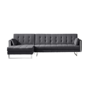 Moes Home Palomino Sofa Bed Left in Grey - All