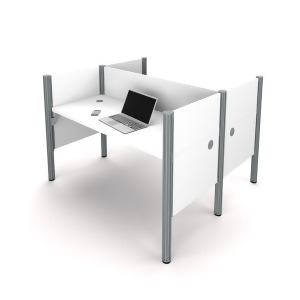 Bestar Pro-Biz Double Face to Face Workstation in White - All