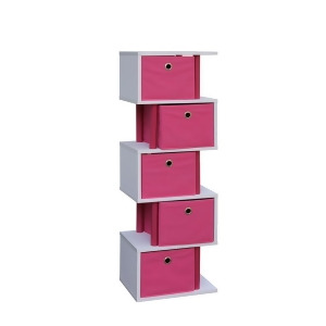 4D Concepts Zig Zag Drawer Storage Pink - All