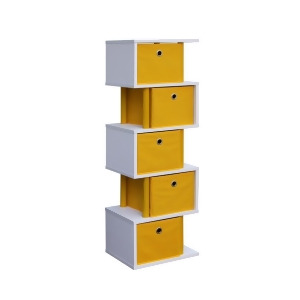 4D Concepts Zig Zag Storage Drawer Yellow - All