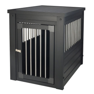 New Age Dog Crate With Stainless Steel Spindles - All