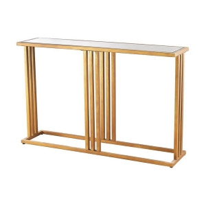 Dimond Home Andy Console In Gold Leaf And Clear Mirror - All