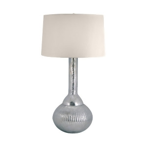 Dimond Lighting Fluted Mercury Glass Table Lamp In Silver - All