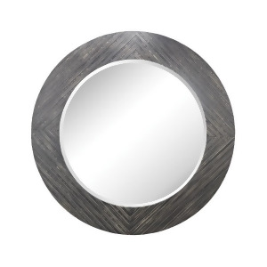 Dimond Home Blackwall Wood Framed Wall Mirror In Black Ash - All
