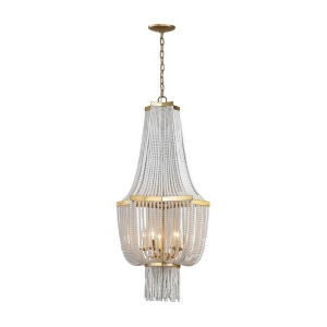 Dimond Lighting Chaumont 5 Light Chandelier In Antique Gold Leaf - All