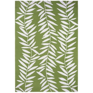 Couristan Covington Bamboo Leaves/Lime Indoor/Outdoor Area Rug - All
