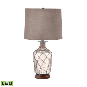 Dimond Lighting Jute-Wrapped Mercury Glass Led Table Lamp - All