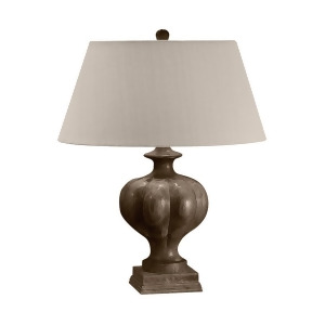 Dimond Lighting Bonita Fluted Dark Solid Wood Table Lamp - All