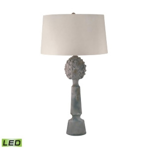 Dimond Lighting Earthenware Pineapple Top Ceramic Led Table Lamp - All
