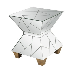 Dimond Home Mirrored Mosaic Hourglass Foot Stool - All