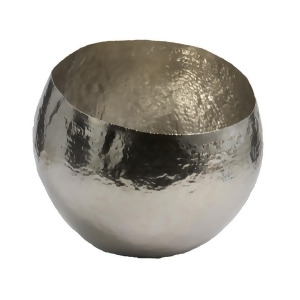 Dimond Home Nickel Plated Hammered Brass Dish - All