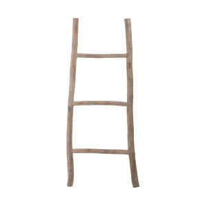 Dimond Home Wood White Washed Ladder - All